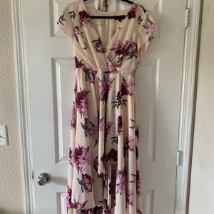 High Low Floral Dress